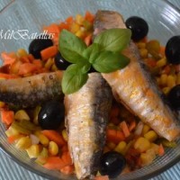 Ensalada de sardinas en escabeche