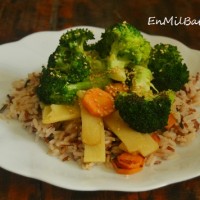 Salteado oriental con brócoli