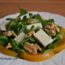 Ensalada de canónigos con melocotón y brie - En Mil Batallas