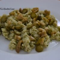 Cuscús en verde